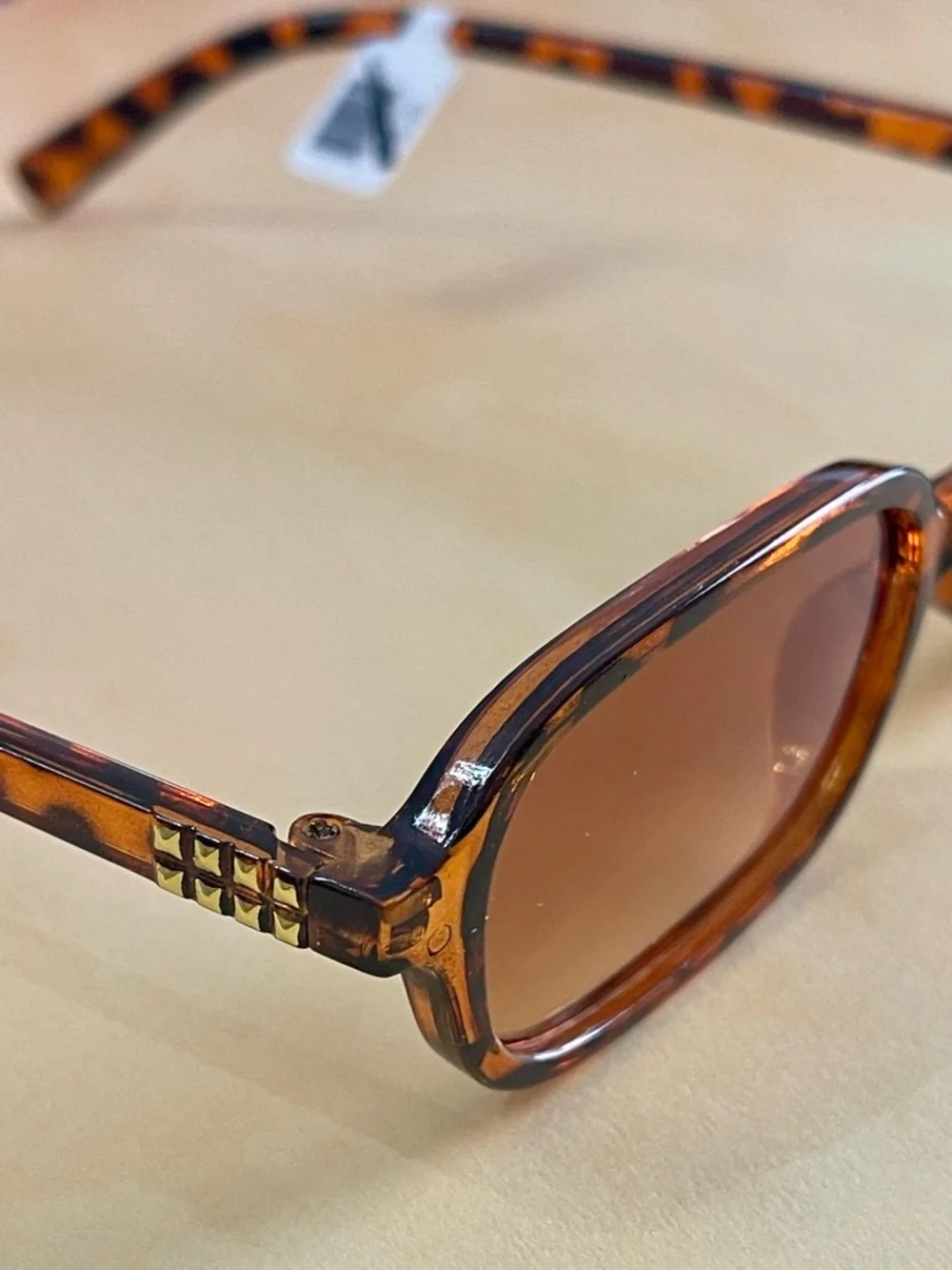 🟤🕶️ Free People Tortoiseshell‎ Brown Rectangular Sunglasses 🕶️🟤